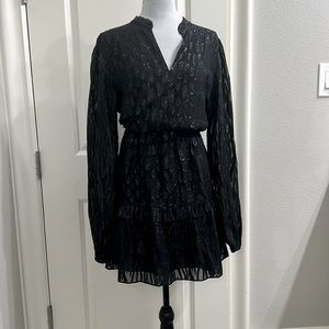 NWOT Lilly Pulitzer Silk  Metallic Animal Print Dress